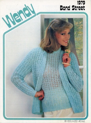 Knitting pattern: Lady's Lacy Twinset; Carter & Parker Ltd; GWL-2015-94-56