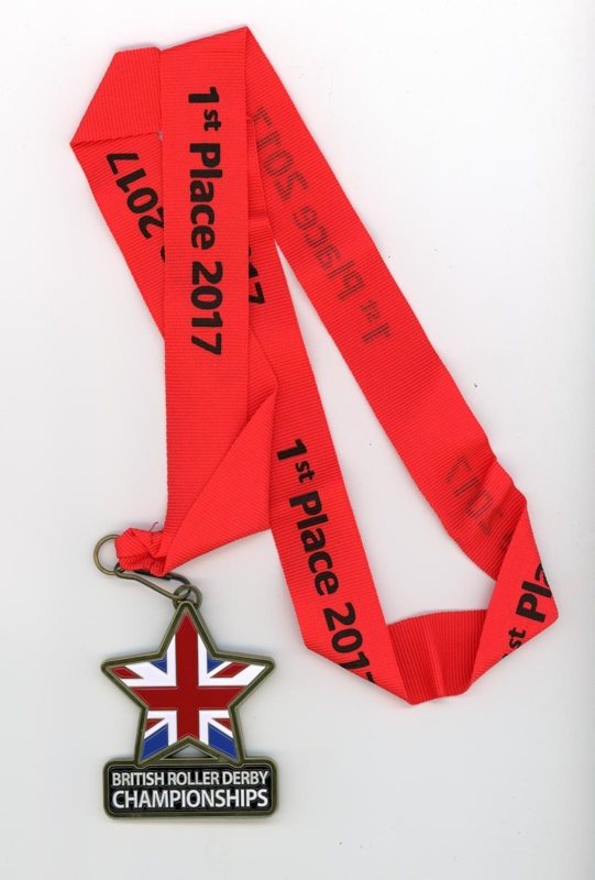 Medal: 1st Place; British Roller Derby Championships; 2017; GWL-2019-95-5