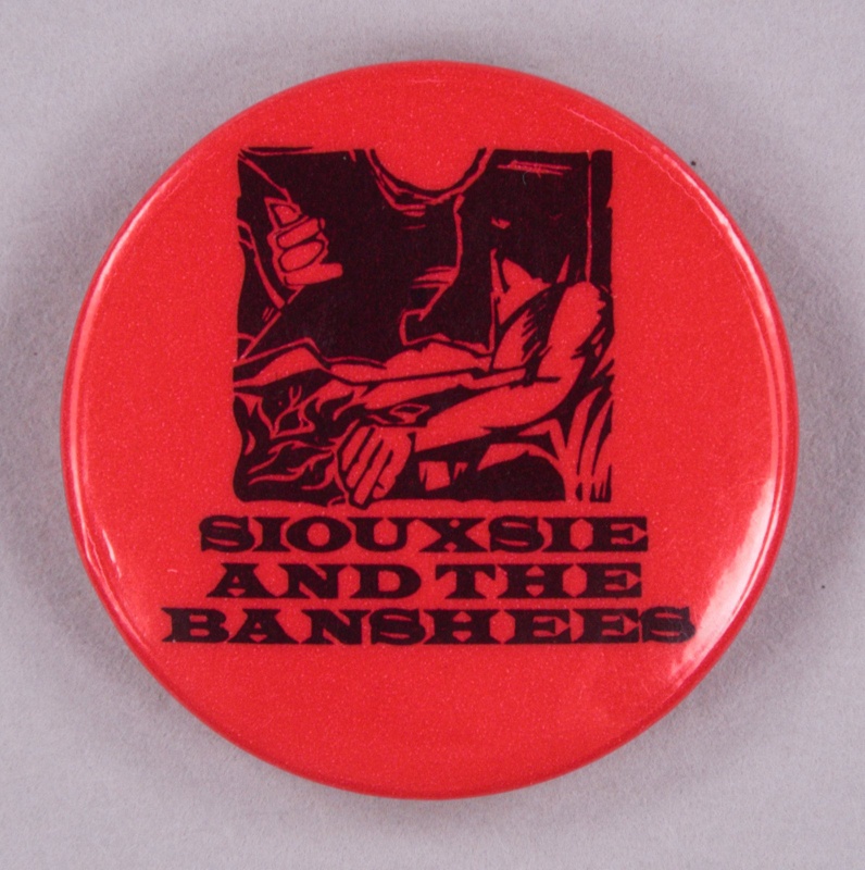 Badge: Siouxsie and the Banshees; GWL-2013-29-2