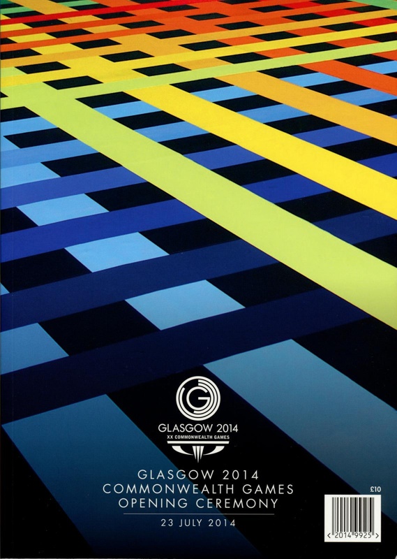 Front cover: Official Opening Ceremony Programme; Glasgow 2014 Ceremonies; 2014; GWL-2015-63-4