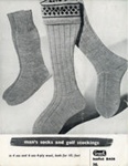 Knitting pattern: Greenock Leaflet B456: Man's Socks and Golf Stockings; Fleming, Reid & Co Ltd; GWL-2016-159-15