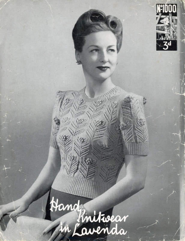 Knitting pattern: Rosina Jumper; Lister No. 1000; GWL-2014-59-32