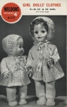 Knitting pattern: Girl Dolls' Clothes; Weldons Knitwear A1157; GWL-2016-95-101