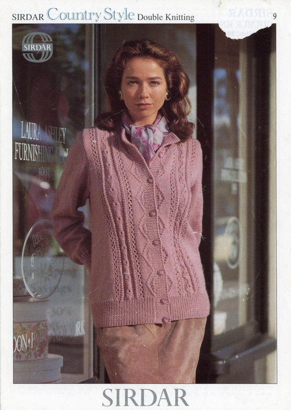 Knitting pattern: Classical Cardigans; Sirdar No. 9649; c.1980s; GWL-2015-94-1