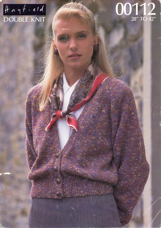 Knitting pattern: Cardigan; Hayfield No. 112; GWL-2015-94-23