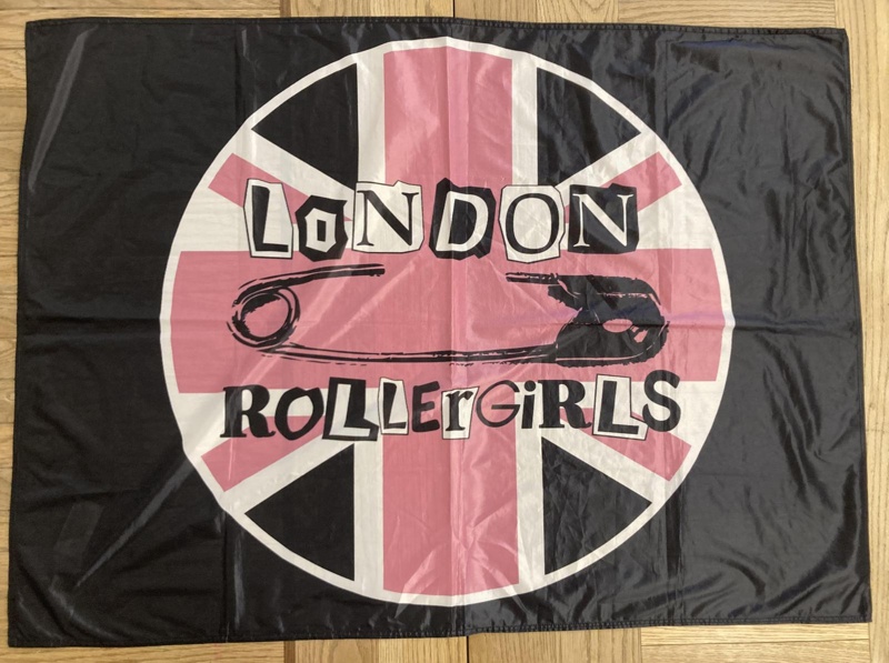 Flag: London Rollergirls; London Roller Derby; c.2006-19; GWL-2024-40