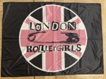 Flag: London Rollergirls; London Roller Derby; c.2006-19; GWL-2024-40