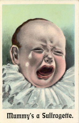 Postcard: Mummy's a Suffragette; GWL-2010-56