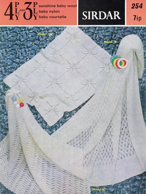 Knitting pattern: Covers and Shawls; Sirdar Sunshine Series No. 254; c.1970s; GWL-2021-4-58