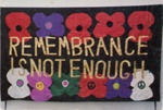 Postcard: Remembrance Is Not Enough; Women For Life on Earth; c.1982; GWL-2023-85-1