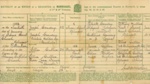 Marriage Certificate: Ellen Cullen; 1923; GWL-2017-107-2