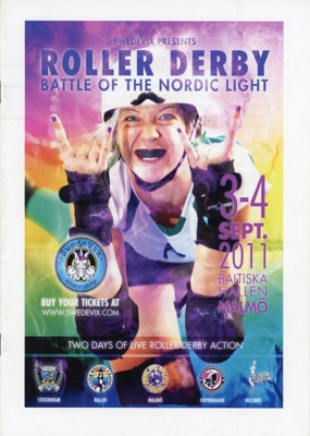 Programme cover: Battle of the Nordic Light; SwedeVix Skate Shop; 2011; GWL-2015-131-53