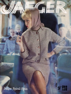 Knitting pattern: Suit in Spiral-Spun; Jaeger No. 3754; GWL-2015-34-86