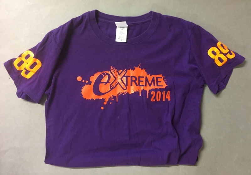 T-shirt: Eastbourne Extreme; Eastbourne Roller Derby; 2014; GWL-2020-45-3