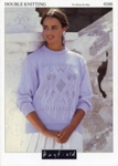 Knitting pattern: Sweater with Patterned Motif Square; Hayfield Double Knitting 4166; c.1970s; GWL-2022-134-6