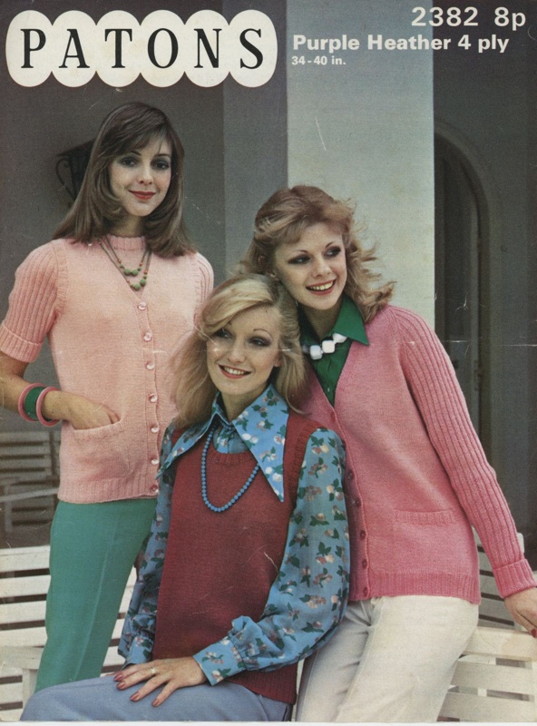 Knitting pattern: Twinset; Patons & Baldwins Booklet 2382; GWL-2021-4-26