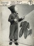 Knitting pattern: Child's Hooded Siren Suit; Bestway No. 446; GWL-2015-34-2