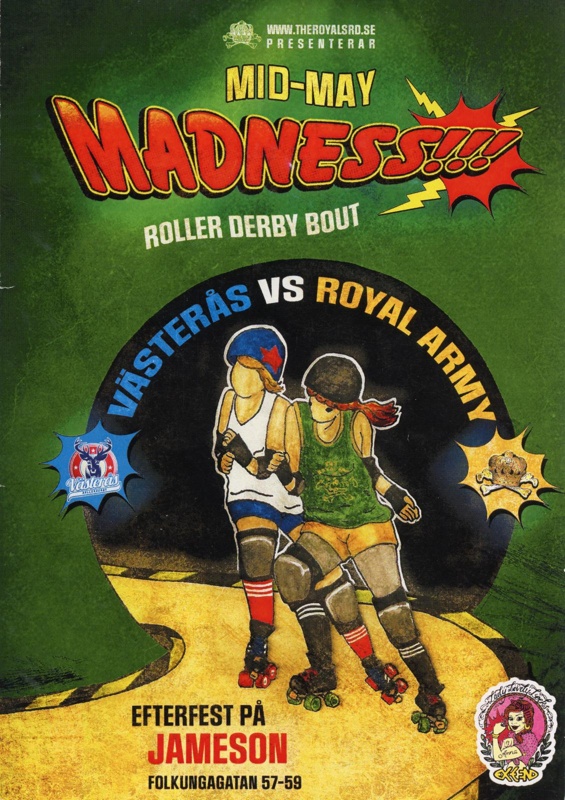 Programme: Mid-May Madness; Royal Swedish Roller Derby; c.2011-19; GWL-2020-21-6