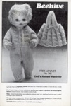 Knitting pattern: Doll's Knitted Wardrobe (front); Patons & Baldwins Canada Inc.; GWL-2016-159-81
