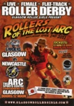 Programme (front): Rollers of the Lost Arc; Glasgow Roller Derby; 2011; GWL-2020-25-13