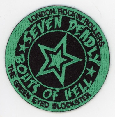 Patch: Green Eyed Blockster; London Rockin' Rollers; c.2011; GWL-2025-118-47