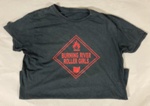 T-shirt front: Burning River Roller Girls; Burning River Roller Derby; 2006-15; GWL-2025-118-7