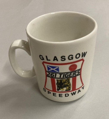 Mug: 261 Tigers; Glasgow Speedway / Radio Clyde; 1988; GWL-2018-12-5