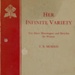 Book cover: Her Infinite Variety: Ten More Monologues and Sketches for Women; Morris, T.B.; 1966; GWL-2024-57-2