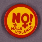 Badge: No! To Male Violence; GWL-2015-111-22