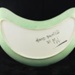 Underside: Handpainted Kidney Dish; GWL-2022-29