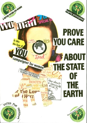 Women in the Landscape poster bearing the words 'Prove You Care About the State of the Earth'