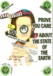 Women in the Landscape poster bearing the words 'Prove You Care About the State of the Earth'