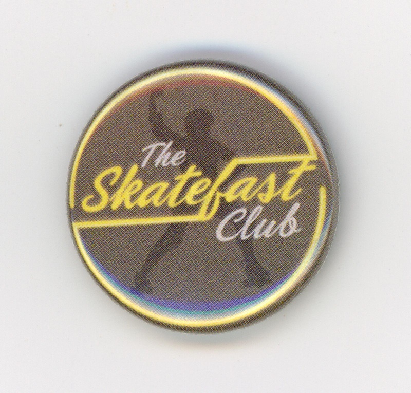 Badge: The Skatefast Club; Auld Reekie Roller Derby; c.2012-15; GWL-2019-59-55