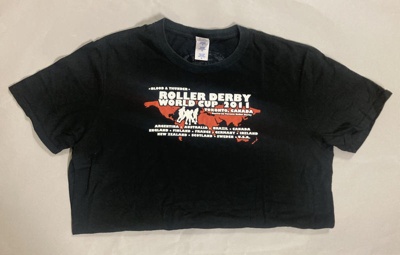 T-shirt front: Roller Derby World Cup; Toronto Roller Derby; 2011; GWL-2025-118-1