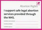 Postcard front: Abortion Rights; Abortion Rights Scotland; 2016; GWL-2022-94-2