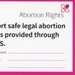 Postcard front: Abortion Rights; Abortion Rights Scotland; 2016; GWL-2022-94-2