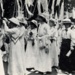 Postcard front: Women's Coronation Procession; Unknown photographer; 1911; GWL-2024-6-11