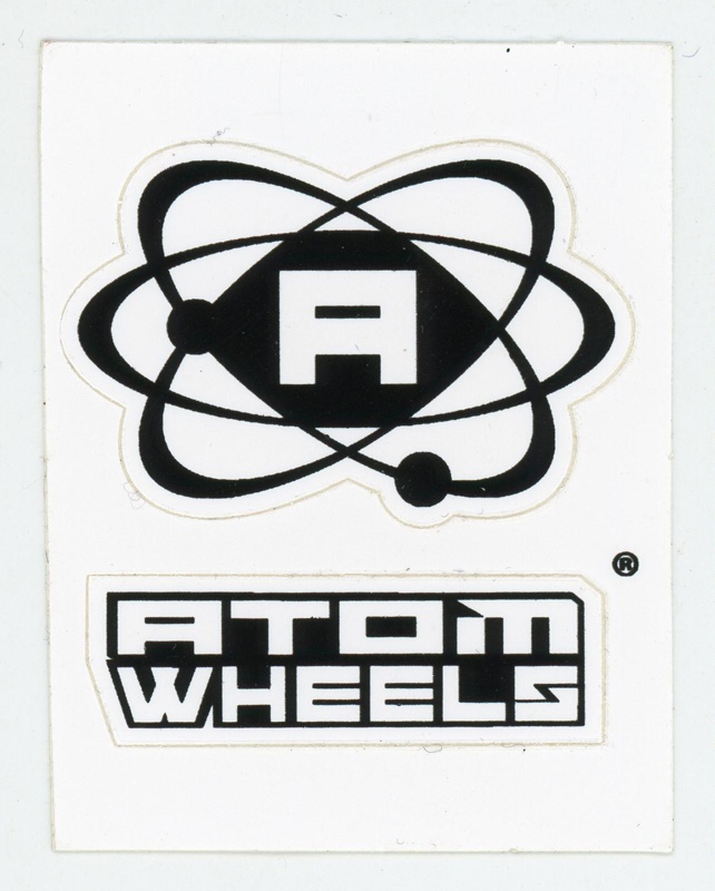Stickers: Atom Wheels; Atom Skates; c.2010s; GWL-2025-118-60