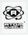 Stickers: Atom Wheels; Atom Skates; c.2010s; GWL-2025-118-60
