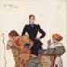 Postcard: The smoking-room of a ladies' club; Raphael Tuck & Sons; GWL-2010-44