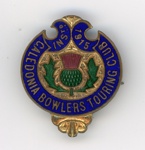 GWL-2015-119-1: Badge: Caledonia Bowlers Touring Club GWL-2015-119-1: Badge: Caledonia Bowlers Touring Club