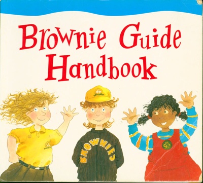 Front cover of the Brownie Guide Handbook (1995)