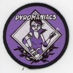Patch: Pyromaniacs; Burning River Roller Derby; c.2006-20; GWL-2025-118-46