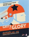 Programme cover: Grits and Glory; WFTDA; 2012; GWL-2019-59-51