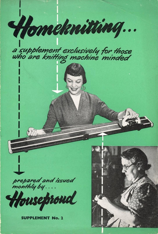 Magazine supplement: Homeknitting No. 2; Compendium Publishing Co Ltd; Dec 1954; GWL-2022-130-2
