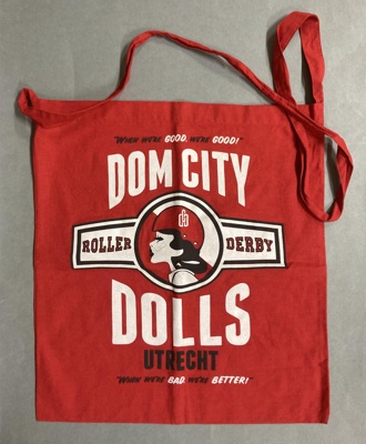 Tote bag: Dom City Dolls; Dom City Roller Derby; c.2014-15; GWL-2015-131-49