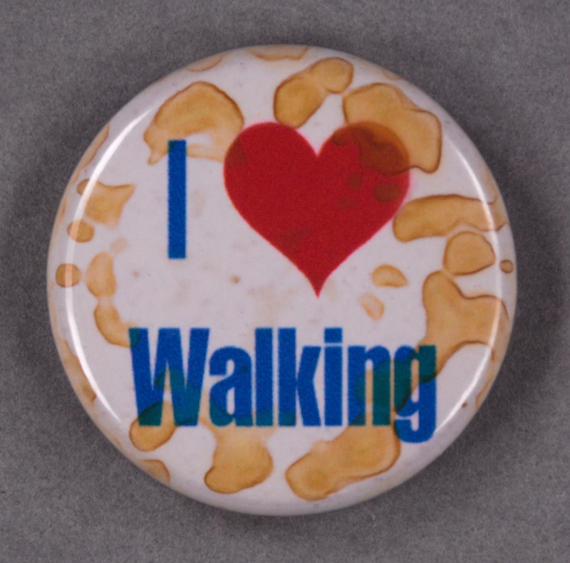 Badge: I ❤ Walking; GWL-2014-42-3