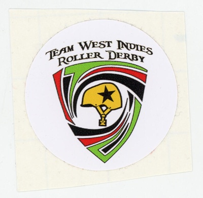Sticker: Team West Indies; Team West Indies Roller Derby; c.2010s; GWL-2025-118-20