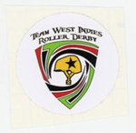 Sticker: Team West Indies; Team West Indies Roller Derby; c.2010s; GWL-2025-118-20