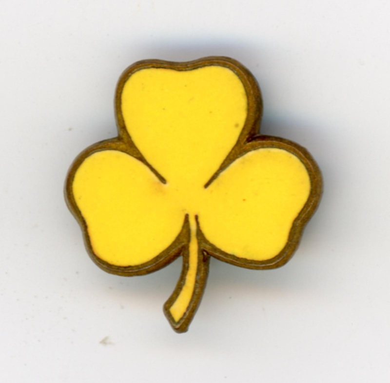 Yellow Trefoil Badge; Girl Guides Association; c.1970s; GWL-2016-144-7